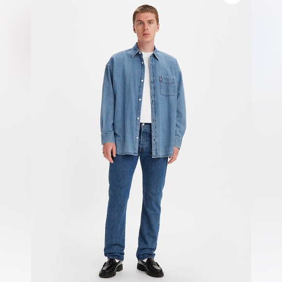 Levi's Other - Levi’s 501 Original Fit Men’s dark wash denim size 38 x 32